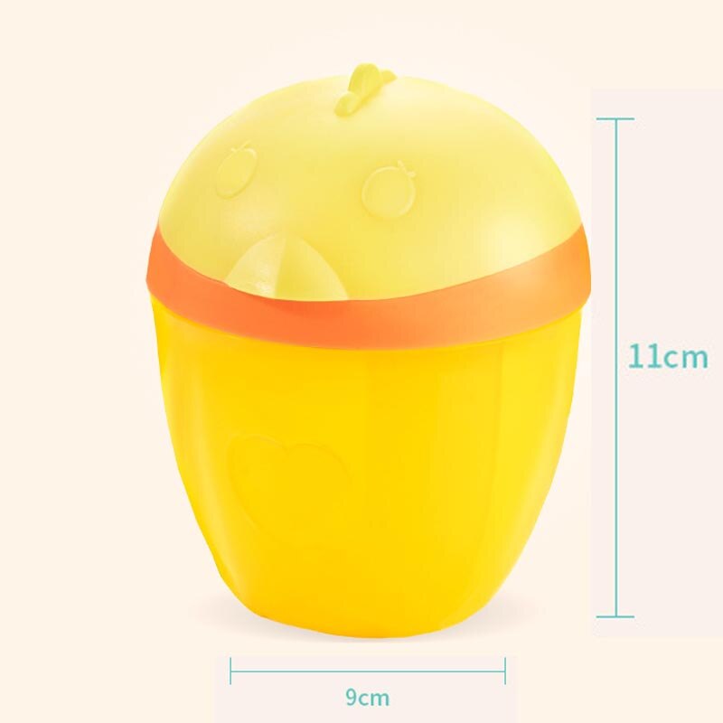 Cartoon Penguin Baby Milk Powder Box Portable Three-Layer Formula Dispenser Food Container Storage Feeding Box