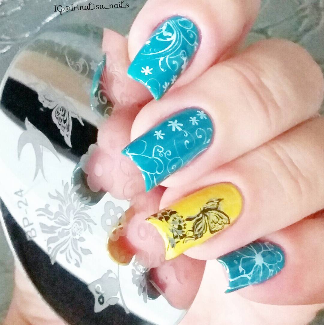Nagelstempelplaten rechthoekige nagelsjabloon bloemen bladeren geometrische patronen manicure nagels stempelplaten herfstthema