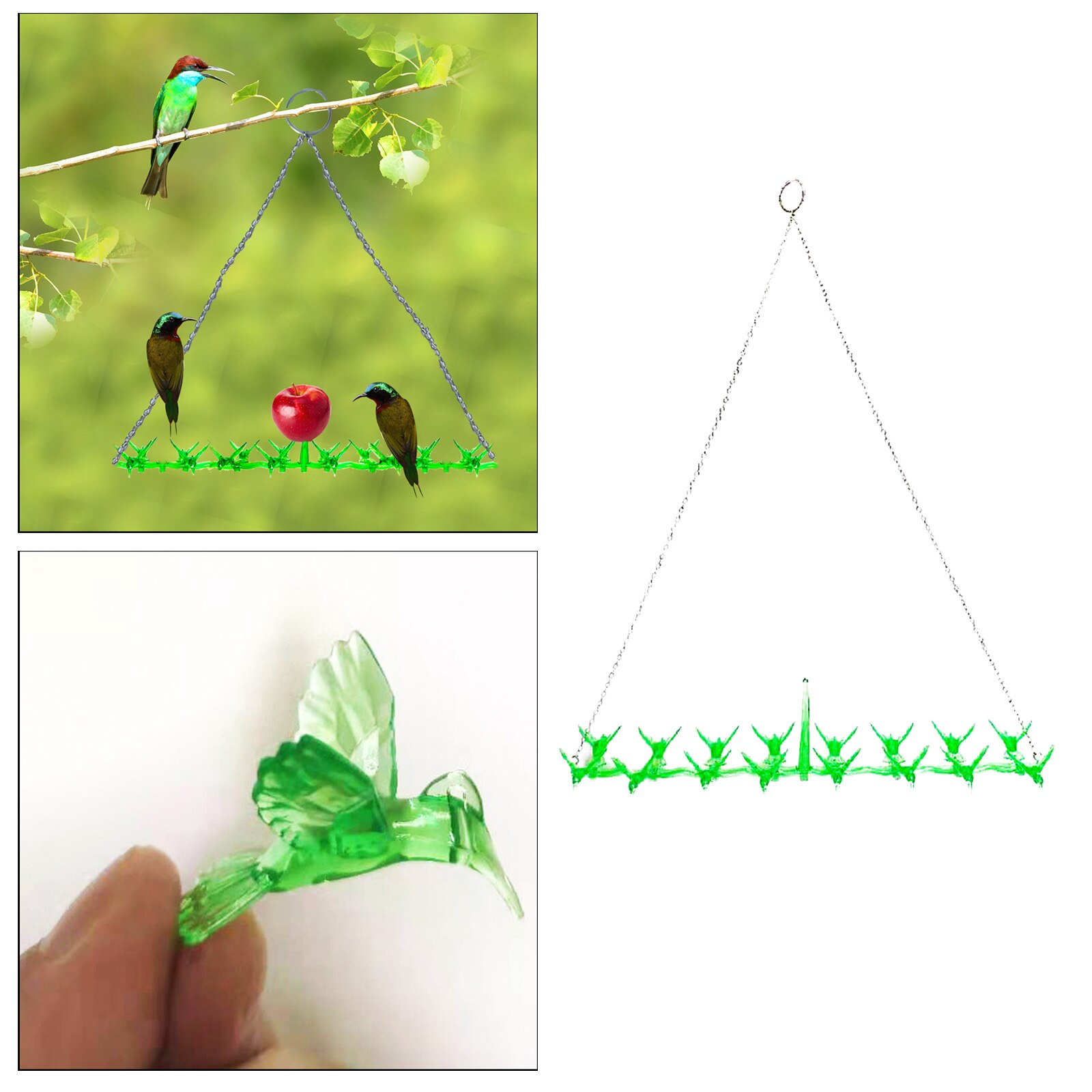 Outside ing Bird Feeder Bird Shaped Plastic for Garden Patio Decoration