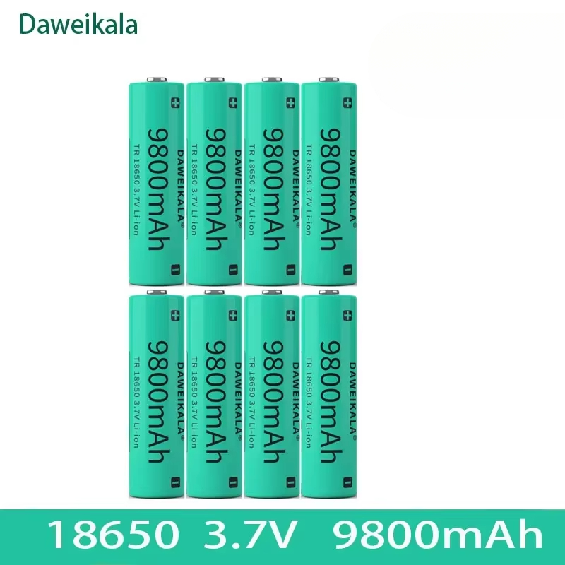 18650 3.7V 9800mAh Rechargeable Battery for Flashlight Torch Headlamp Li-ion Rechargeable Battery