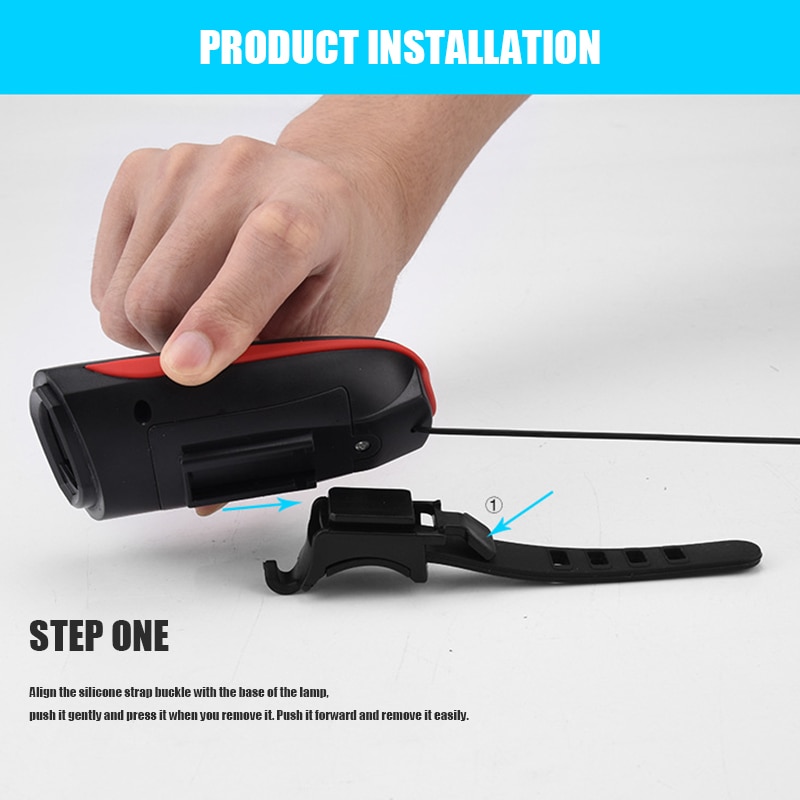 Cykel alarm bell 120 db vattentät två lägen universal för utomhus nattsäkerhet cykling elektronisk cykel ridning ring cykel horn