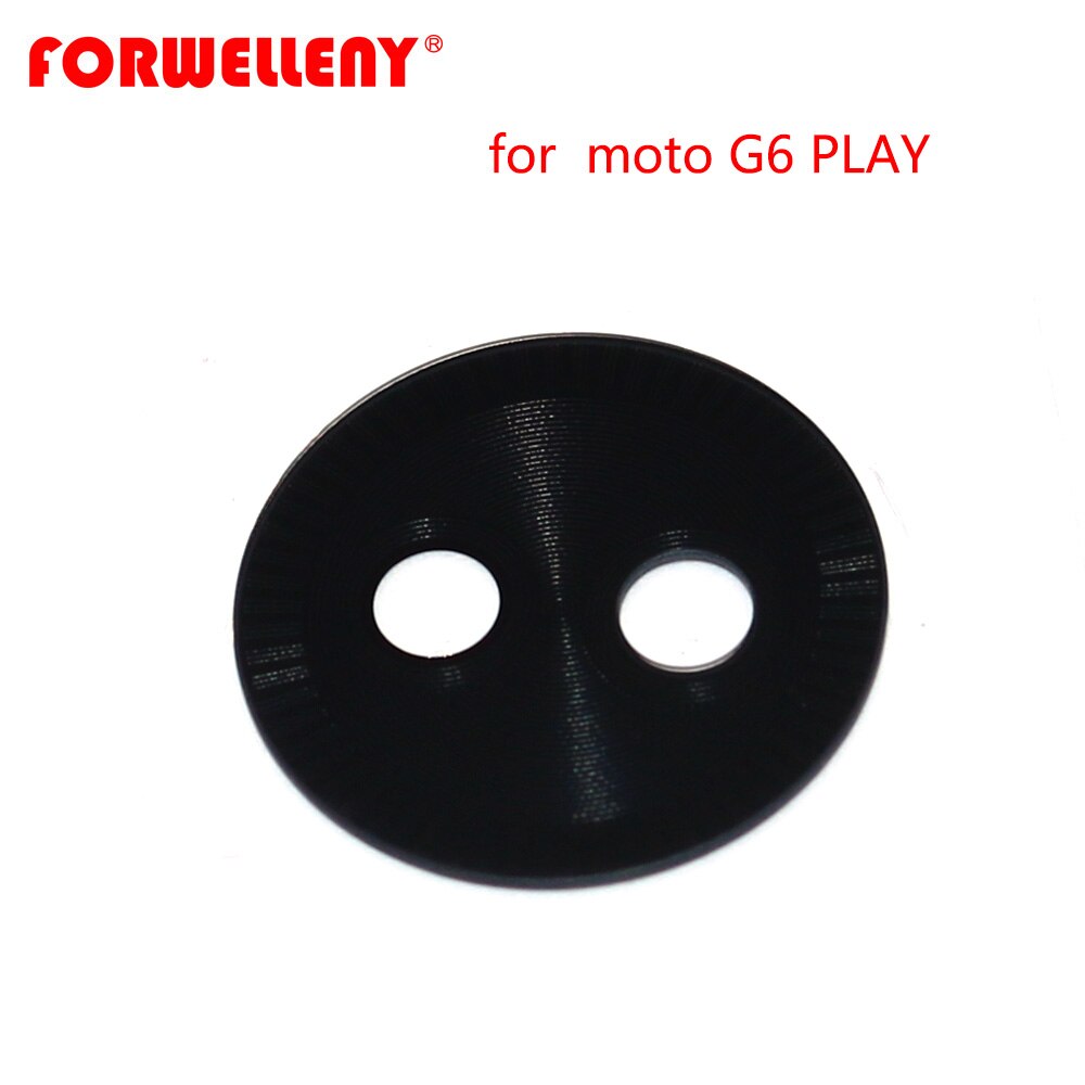 Dla Motorola Moto G6 bawić się tylna kamera szklana osłona obiektywu z klejem czarny turkusowo-złota XT1922-5/XT1922-4/XT1922-2/XT1922-6
