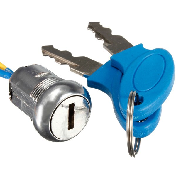 Universal Ignition Key Switch Locks 2 Keys 2 Wires For Kart Scooters Electric Bike Mini ATV