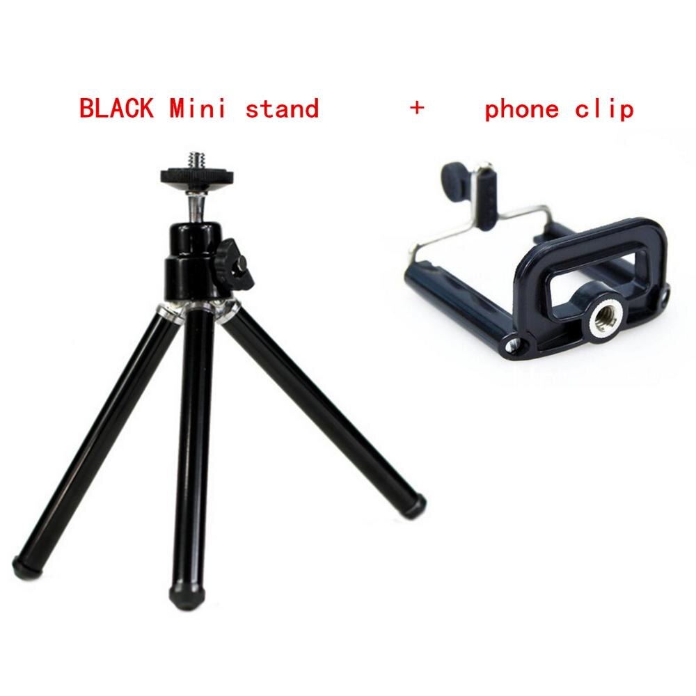 LEJIADA 6 Zoll Kompatibel Tragbare Projektor Mini Stativ Kamera Telefon YG300 YG320 L1 Q2 YG200 YG310 814 T200 Etc Stabile stehen: Schwarz Stand Halter
