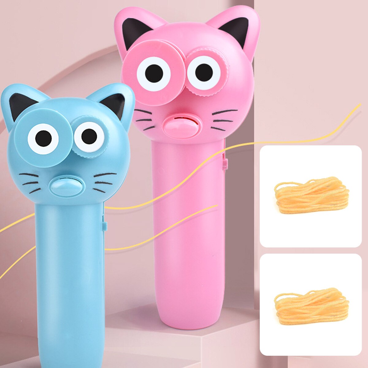 Zipstring Rope Launcher elica corda Cat String Controller festa creativa divertente giocattolo elettrico Fidget giocattoli regali di natale