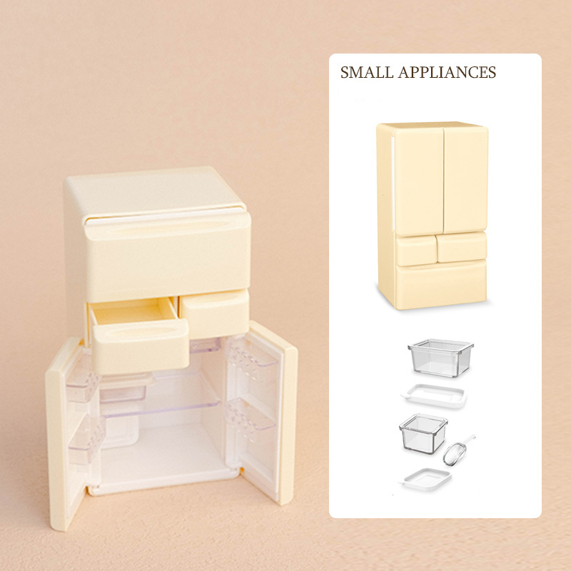 Miniatur-Puppenhaus-Möbelset, Miniatur-Küchenutensilien, Sofa-einstellen für das Wohnzimmer, Zubehör für BJD-Puppen: Rosa