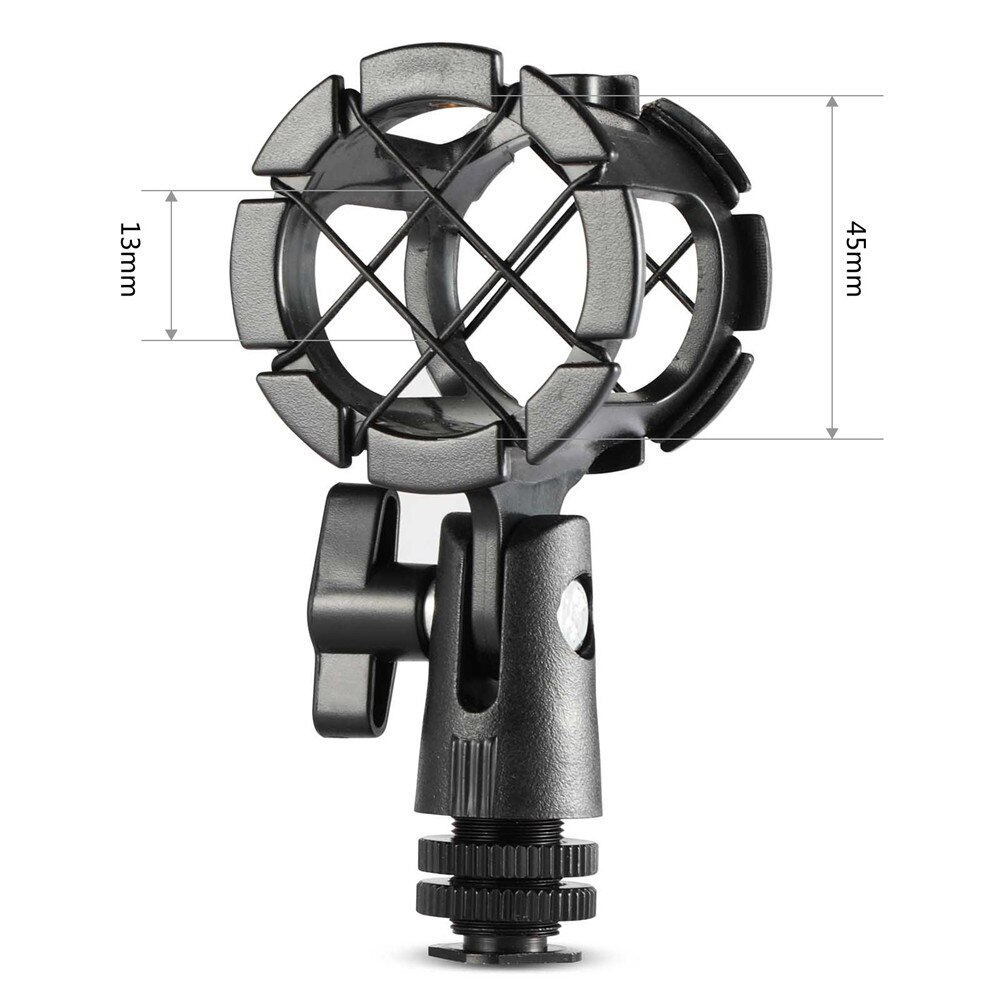 Supporto antiurto per microfono universale per fotocamera SmallRig per scarpe e boompoli per fotocamera-1859