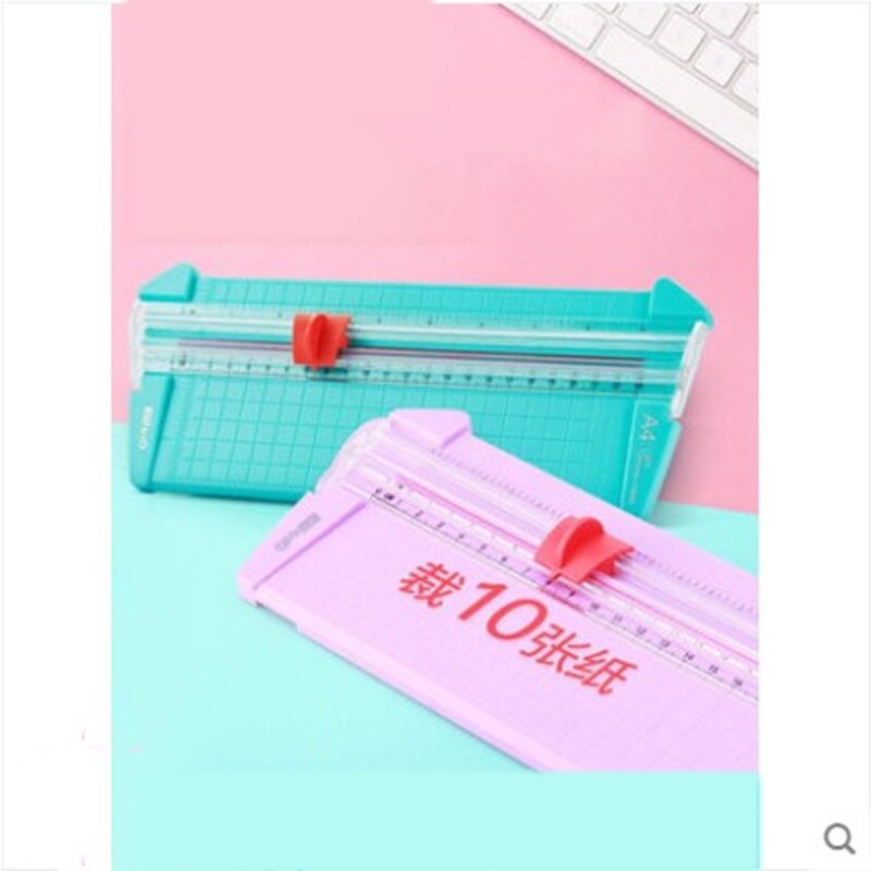 A4 Paper Cutting Mat Machine Kantoorbenodigdheden Foto Label Art Schilderen Trimmer Schroot Boeken Gereedschap Liniaal Verborgen Blade
