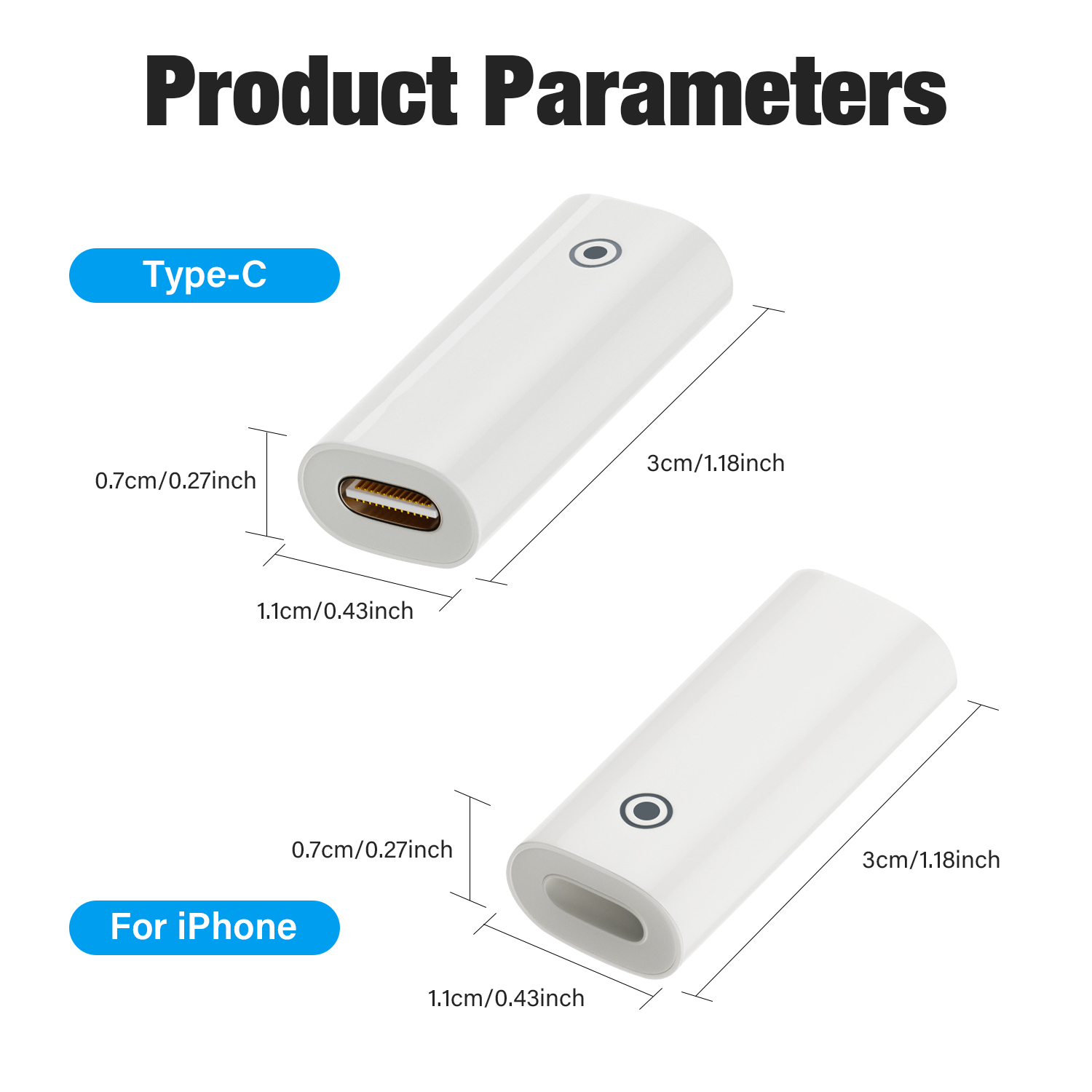Para Apple Pencil 1 2 iPad Pro lápiz óptico adaptador de carga cargador convertidor USB tipo C a Lightning USBC Cable conector accesorio