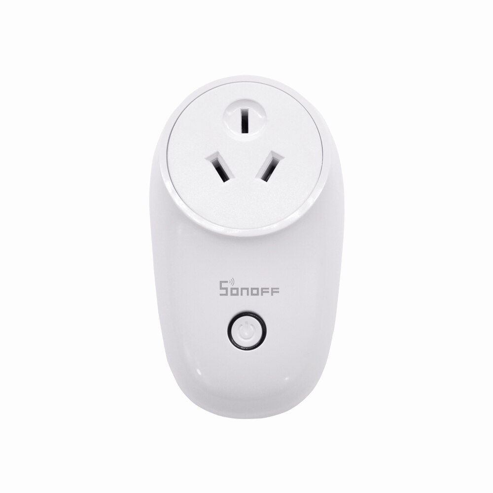 SONOFF S26 AC90V-250V 10A Smart WiFi Socket Timer Draadloze Outlet US/UK/AU/EU Draadloze Plug Power sockets: AU