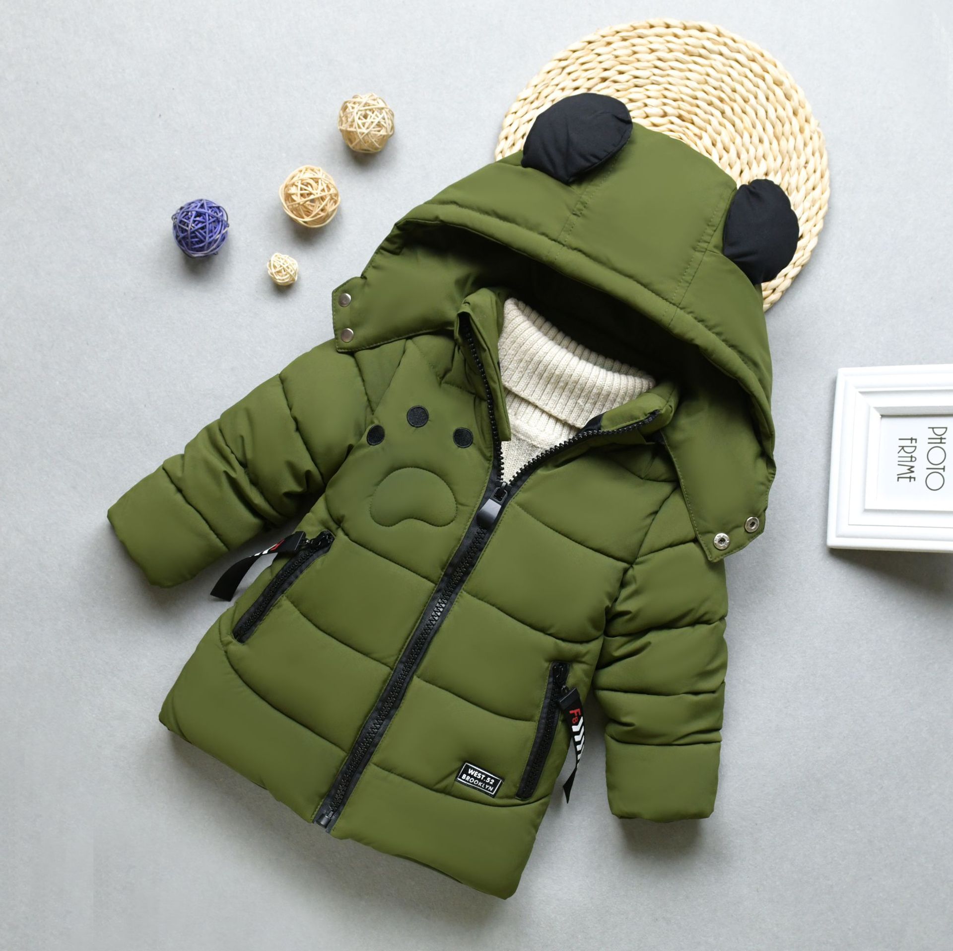 Children's Winter Jacket Clothes，Down Cotton Coats For Kids，Baby Boys Outerwear Coat，Jacket For Girls，Minus 5 Degrees，Christmas