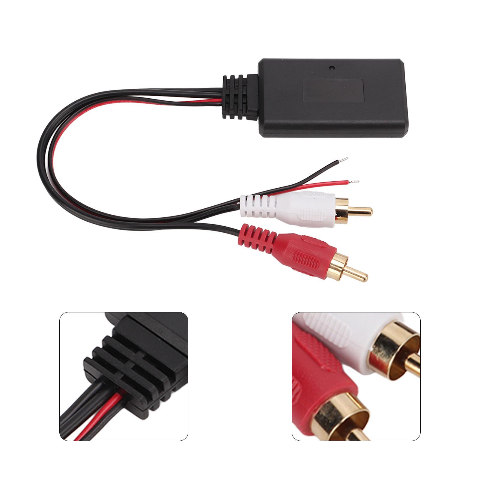 RCA Aux Audio Adapter ABS Car Bluetooth Wireless Module for pioneer