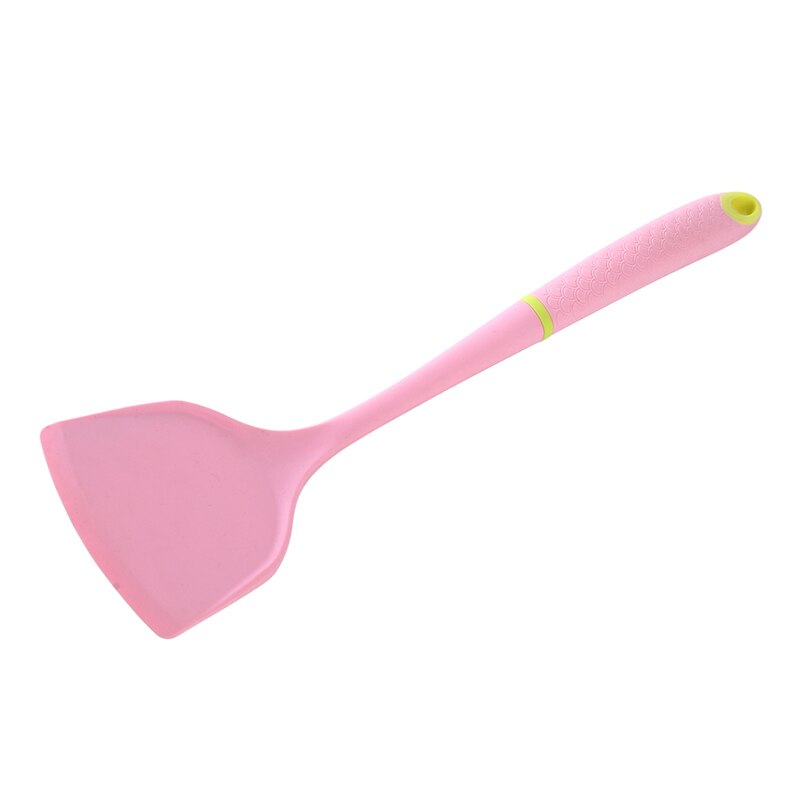 Hoge temperatuur kooklepel schep keukengereedschap antiaanbakpan speciale spatel kookschep siliconen chinese schep