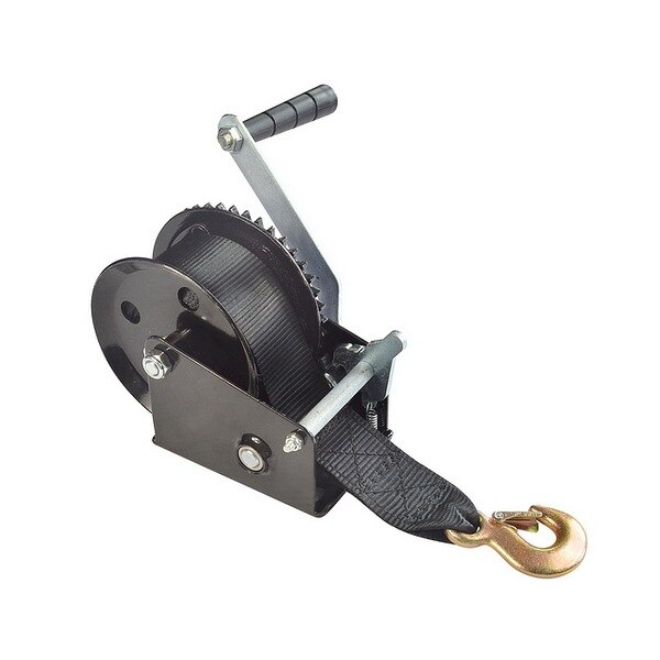 Manual winch 1000-pound nylon rope winch