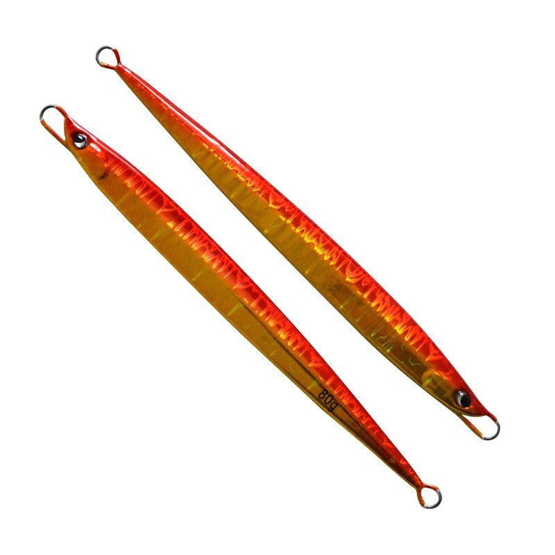 FUNADAIKO 80g isca Artificial plomo jig de la plantilla de Metal pesca plantilla señuelo de jigging lento plantilla lento señuelos jigging lento de la plantilla de metal de jig