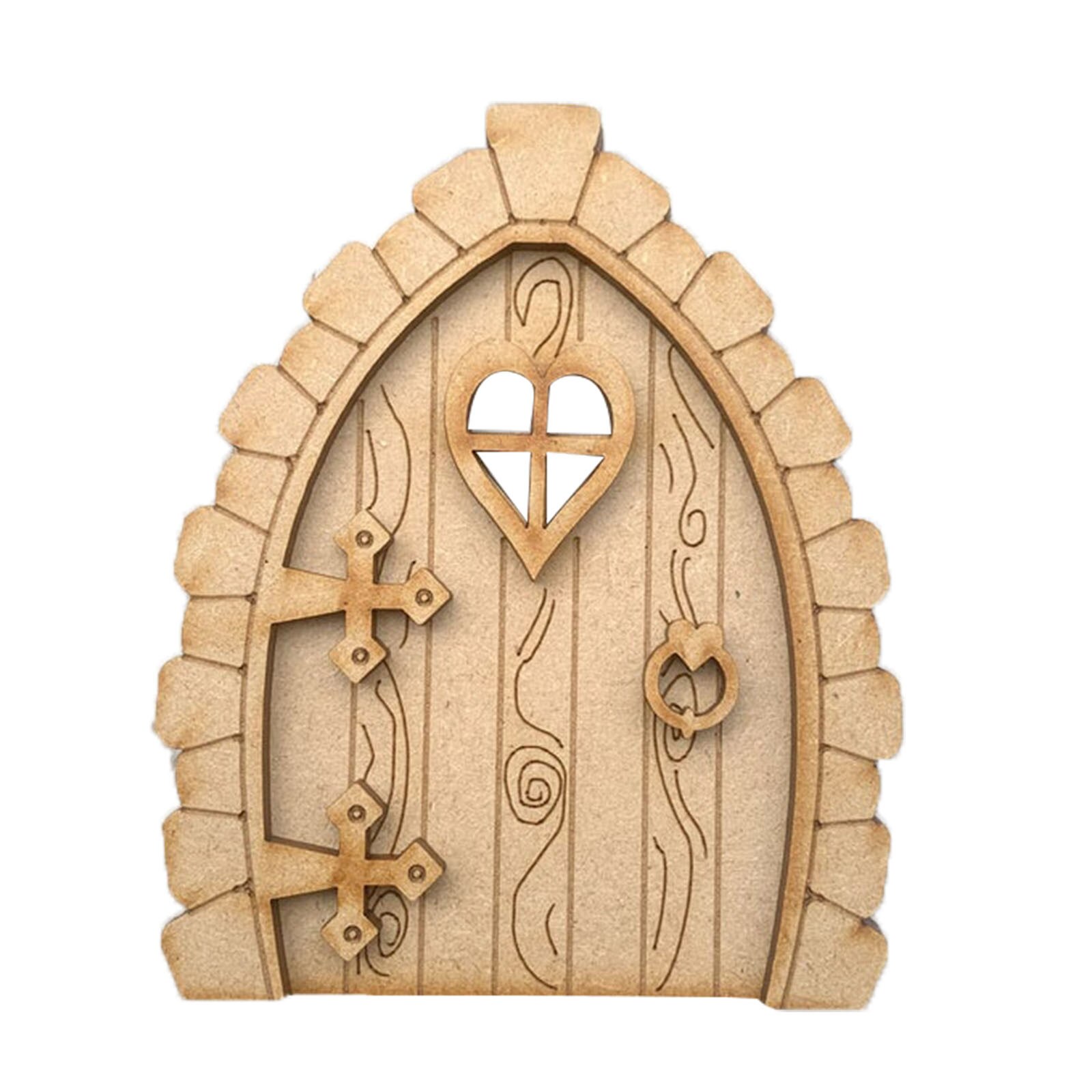 25 # Miniatuur Fairy Gnome Thuis Venster Deur Hars Sculptuur Beeldjes Fairy Garden Grillige Boom Sculptuur Diy Decor Voor Yard: C