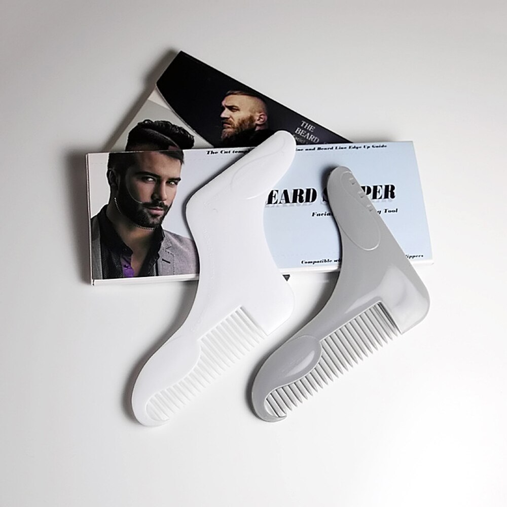 1pcs Innovative Beard Shape Comb Beard Shape Template Combing Tool Beard Brush Comb Second Generation Multifunction