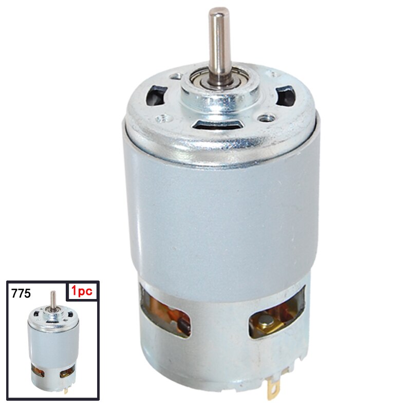 1Pc 775 Dc Motor 12-36V Kogellager Spindel Motor ER11 5Mm Verlengstuk Vleesmes cnc ER11 Spring Collet Chuck Motor Set: 1