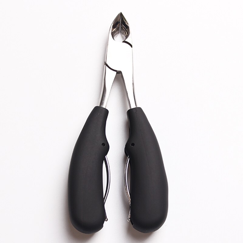 Kynsinauhasakset ruostumattomasta teräksestä pilarit kynsi kynsinauhojen leikkuri kynsisakset kynnet manikyyri leikkuri kynsisakset: Musta