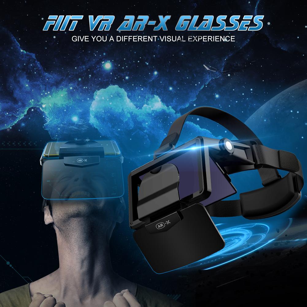 AR Box Holographic Effects Smart Helmet Augmented Reality Glasses 3D Virtual Reality AR Glasses for 4.7-6.3 inch Phone