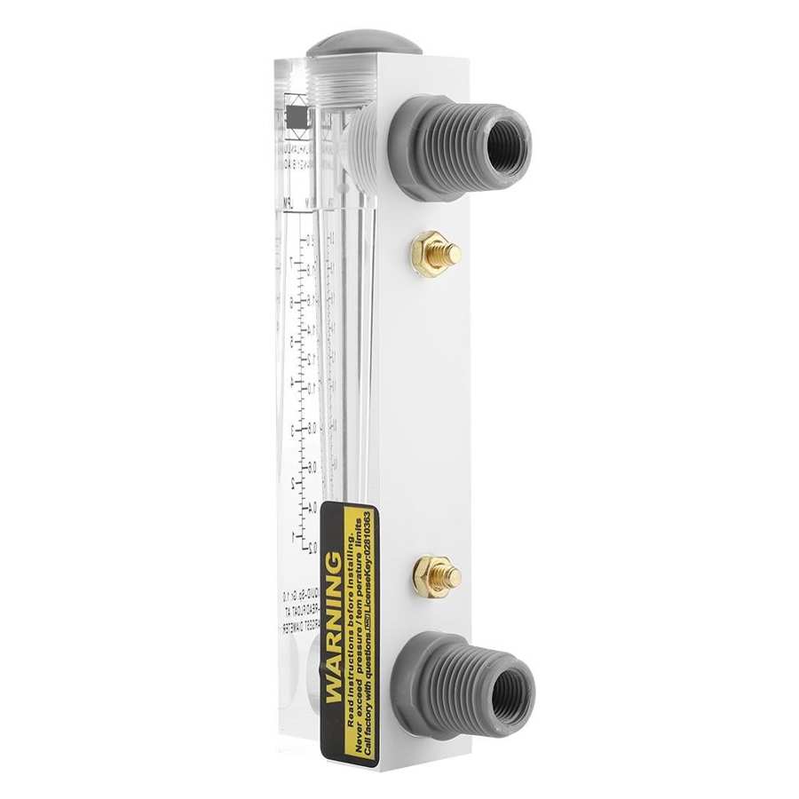 Panel Type Glass Liquid Flowmetre Water Flow Measuring Meter 0.2-2GPM/1-7LPM Water Testing Meter Tube