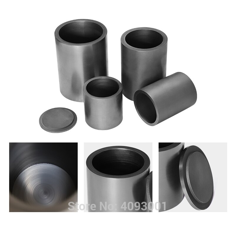 Hoge Zuiverheid Grafiet Smeltkroes Met Cover Goud Zilver Koper Smelten Cup Sieraden Gereedschap