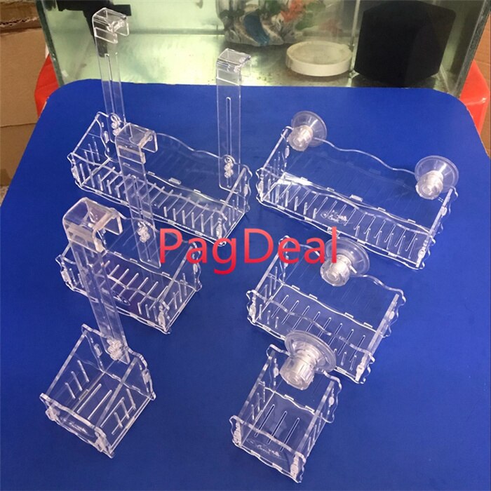 Hang-on Nursery Plant Glass Cup Pot Fish Tank Aquascaping Cultivation Mangrove Planting Aquarium Decor Breeding Hatchery Box