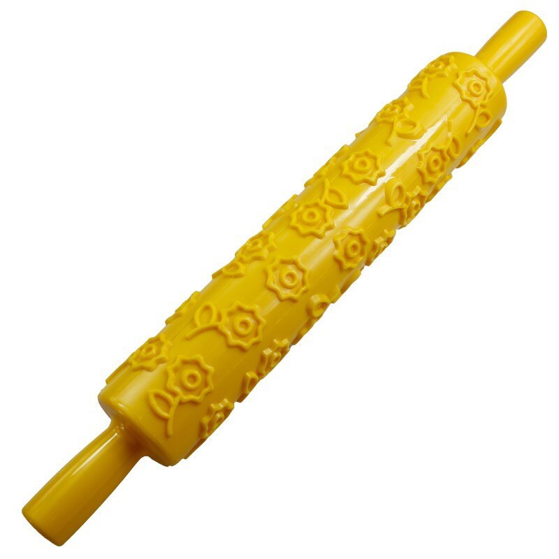 1 st plast präglad kavel socker hantverk dekorera kavel fondant präglad rullform gör det själv köksbakverktyg: 14