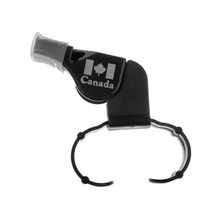 Plastic Derby Skate/Football/Sport Referee Finger Mouth Grip Whistle Black 80 x 35 x 25mm