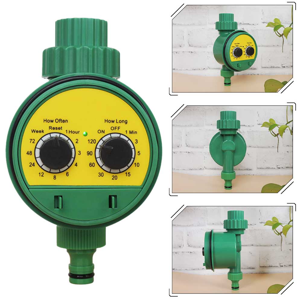 Adjustable Knob For Garden Irrigation System Outdoor Home Automatic Electronic Water Timer Battery Powered 2 Dial Easy Install