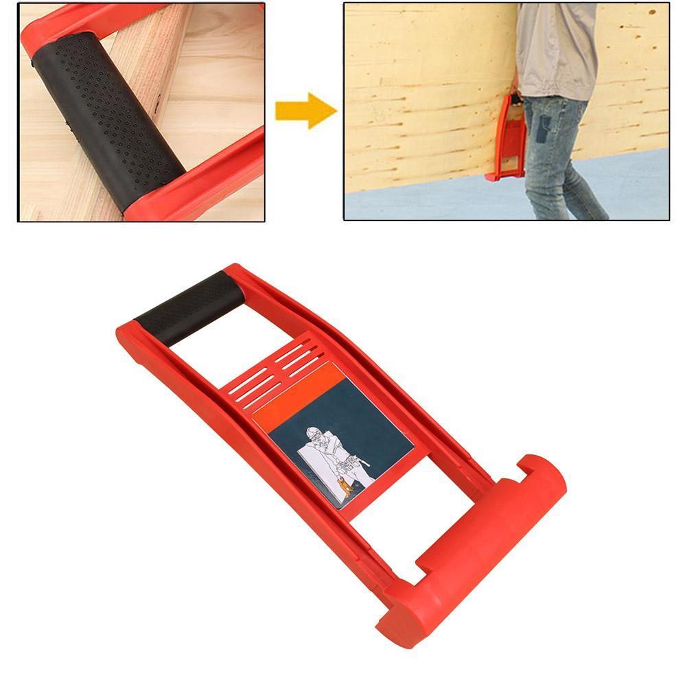Effort-Saving Plate Lifter Heavy Duty Drywall Sheet Board Tool Lifter Carry Red Handle Color Carrier Panel Wood Q7D0