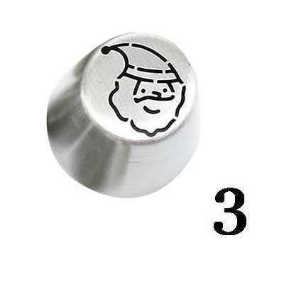 Juego de boquillas con forma de copo de nieve para decoración de pasteles, repostería para glaseado, decoración de pasteles y magdalenas, utensilios de cocina para hornear, navidad: A3