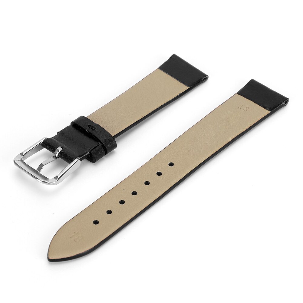 1 Paar Pu Leer Universele Unisex Pin Gesp Horloge Vervangende Horloge Band