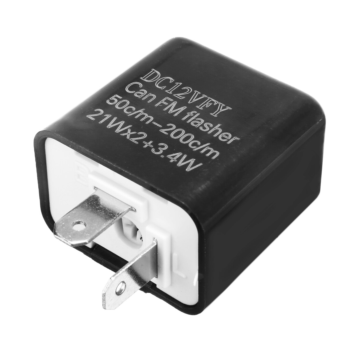 1pc 12v 2- pin motorsykkel justerbar blinkende blinklys relé ledet blinklys indikator lys hastighetskontroll til scooter atv
