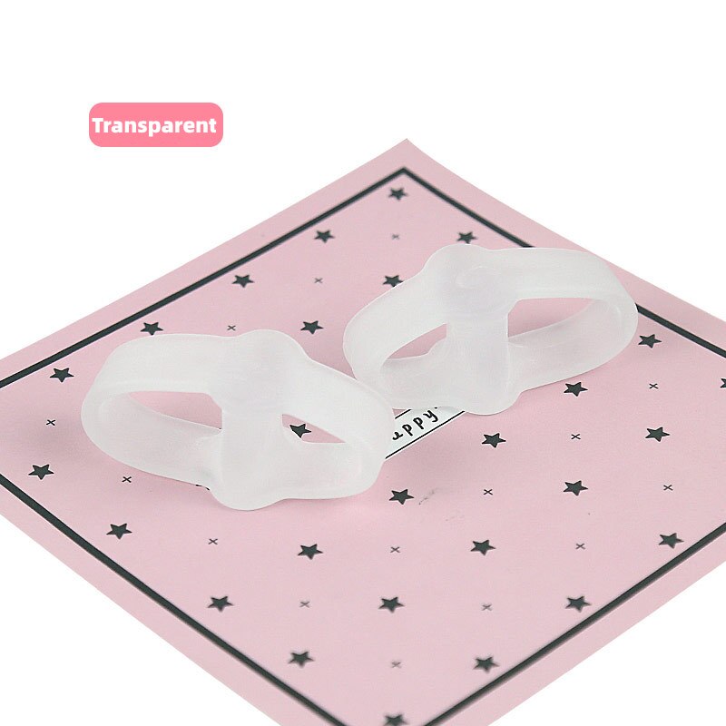 55Pairs Foot Separators Adjustable Toe Stretchers Straighteners Alignment Bunion Gel Orthotics Hammer Care Tools For Pedicure: Transparent