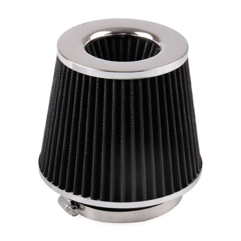 Universal Air Intake Air Filter, Large Flowing Intake Pipe Air Intake Kit Aluminum Alloy