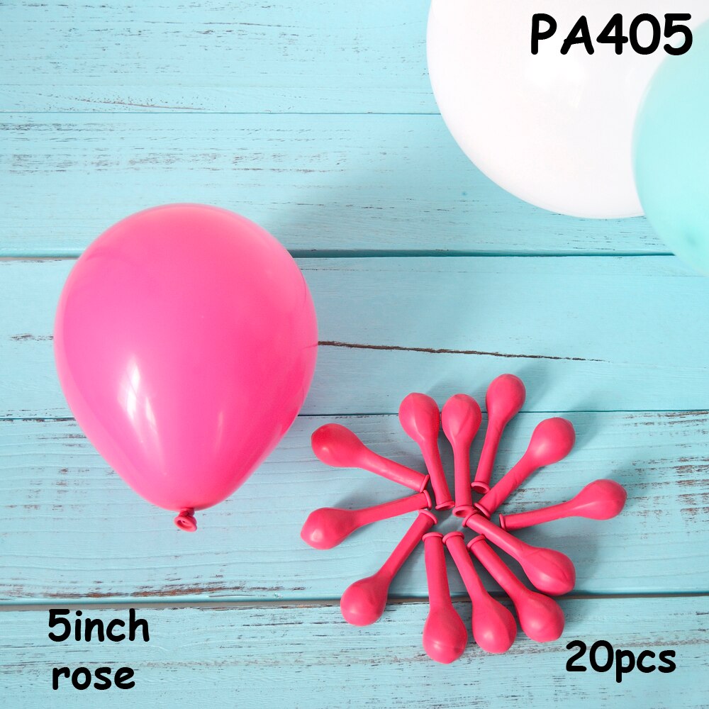 Summer Party Big Balloon Pineapple Flamingos Watermelon Hawaiian Party Decoration Wedding Deco Summer Balloons Kids Birthday: PA405 rose 5inch