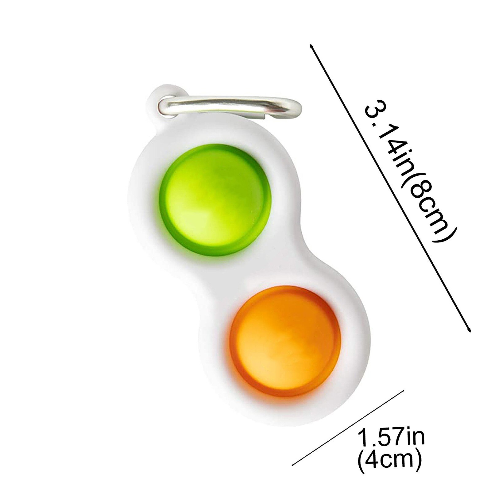 Bambini adulto semplice fossetta fidget toy creativo grasso cervello mini fossetta giocattolo regolatore di pressione Controller giocattolo educativo