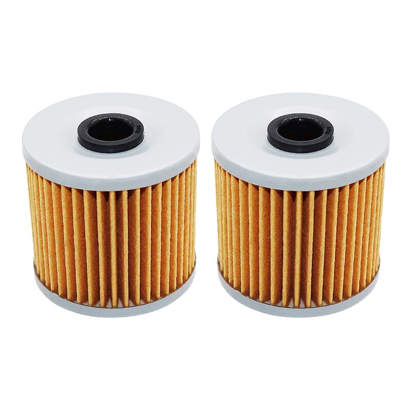 1/2/4pcs Filtro De Óleo Da Motocicleta para KAWASAKI BJ250 TR250 Estrella 250 Lakota 300 KLF220 KEF300 Bayou KLF250 KLF300 KLT200 KLT250: 2 pieces Yellow