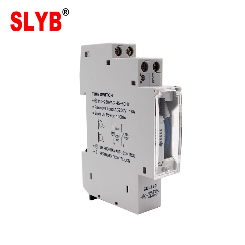 24Hour Automatic Types Of 220V Air Conditioner Analog Mechanical Weekly Rotary Slim Timer Switch SUL180 TB45 SUL180A