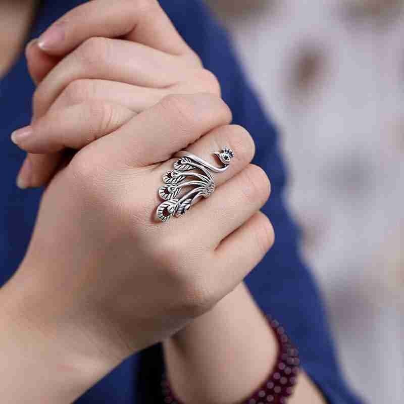 1Pc Koi Vis Ring Verstelbare Opening Dier Ring Metal Voor Mannen En Vrouwen Decor Kerstcadeaus Fancy Karper Sieraden koi Vis Ring