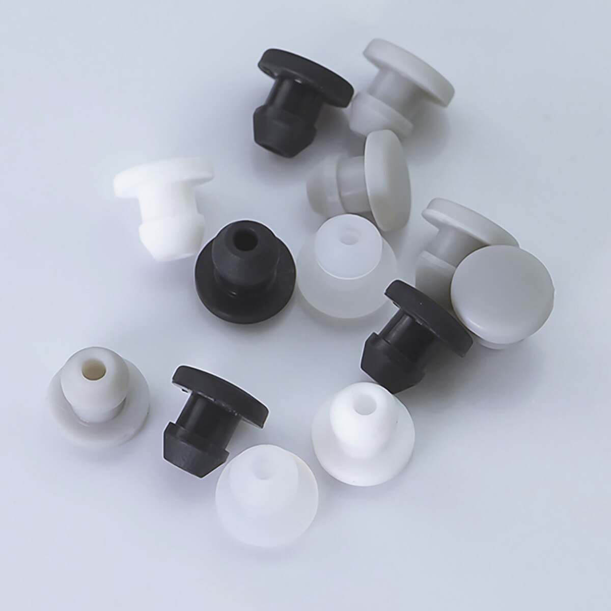 Tapón de goma de silicona para agujero interior, tapa de goma de 20mm, tapa de enchufe tipo T de 16mm, a presión, 2/5/10/20 Uds.