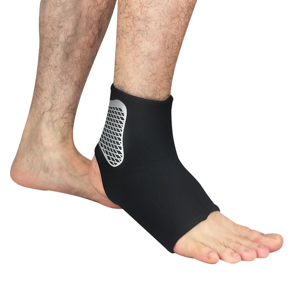Unisex 2020 Outdoor Sport zwichniętą kostkę Brace z podparciem bandaż ścięgna pasek straż wsparcie ochraniacz ze stelażem Split zwichnięcie Wrap: black / L(42-45)