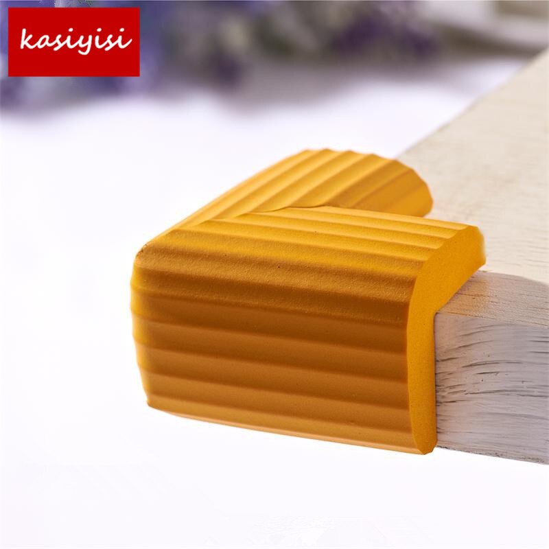10 Pcs/Lot Stripe Anti Collision Table Angle The Candy Colors Baby Thick L-Shaped Artifact ATRQ0703