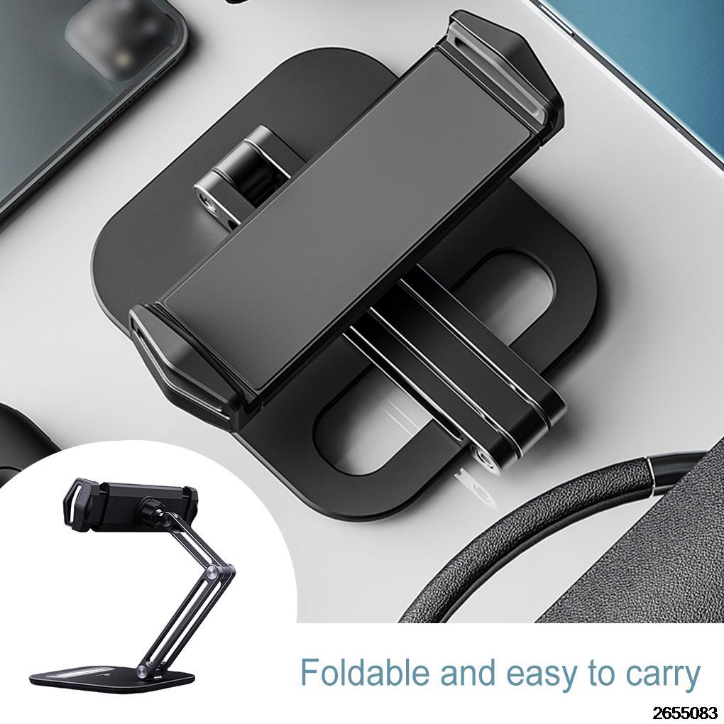 Metal desk phone holder stand for iphone, ipad, xiaomi, macbook, samsung, xiaomi, huawei, laptop, notebook support