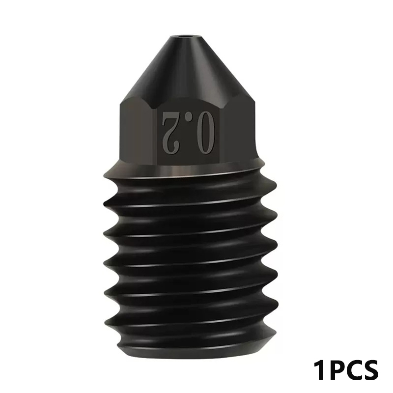 For Bambu Lab X1/P1P Nozzle 0.6 0.8 1.0mm Hardened Steel CHT Cloning Brass Nozzle Upgraded Hotend Steel For Bambu Lab 3D Printer: Orange