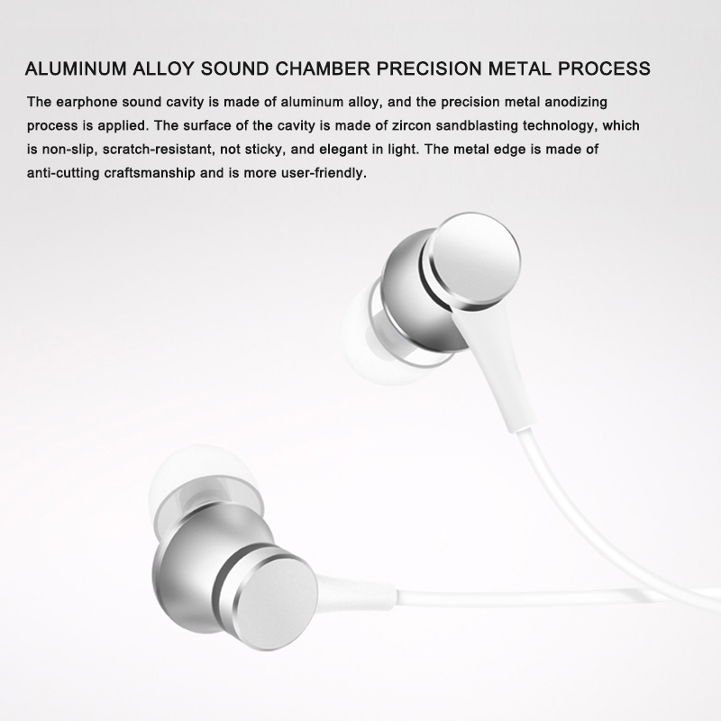 Xiaomi Piston 3 In-ear Écouteurs 3.5mm écouteurs avec Micro Nouvelle Version pour Mi 9 Note 10 Pad 4 MP4 MP3 PC D'origine pour Téléphone Portable