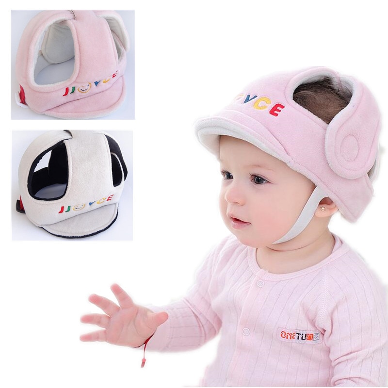 Protezione Del bambino Casco regolabile anti-collisione di Protezione Cappello di Sicurezza Casco di Sicurezza per Il Nuovo Neonati bambino 40% di Sconto