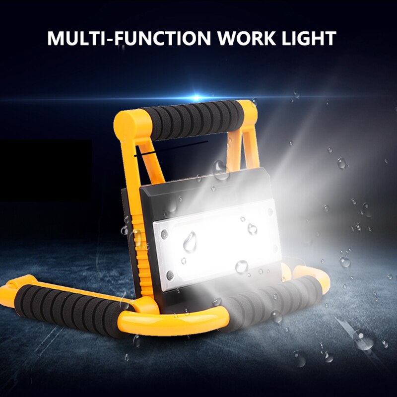 380w bærbare arbejdslygter bærbare spotlight cob arbejdslampe genopladelig lommelygte vandtæt campinglampe udendørs søgelys