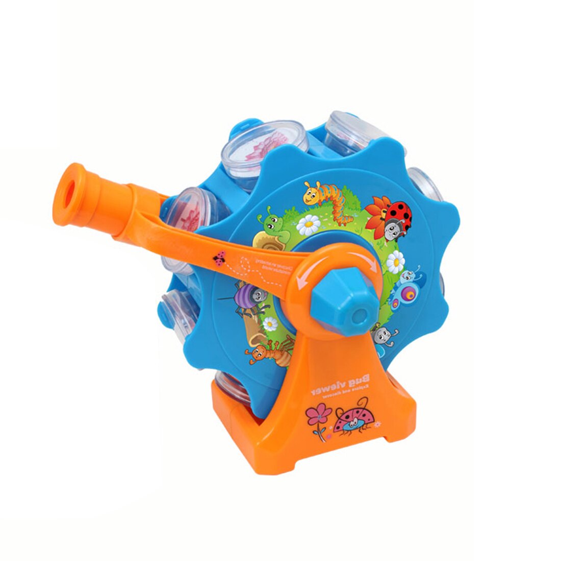 Kids Ferris Wheel Insect Viewer Microscope Bug Observer Biology Science Kits Learning Toys - Random Color